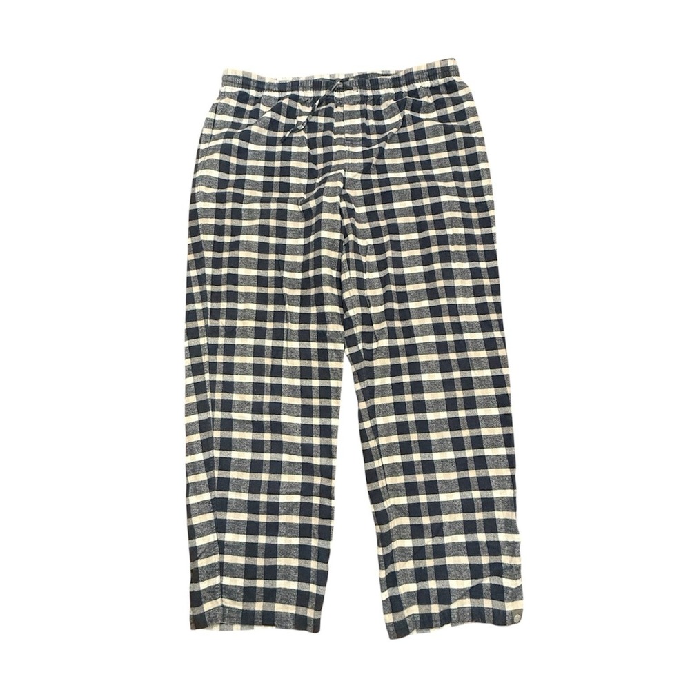 Boll & Branch Organic‎ Cotton Plaid Flannel Sleep Lounge Pants Pajama Men's XL